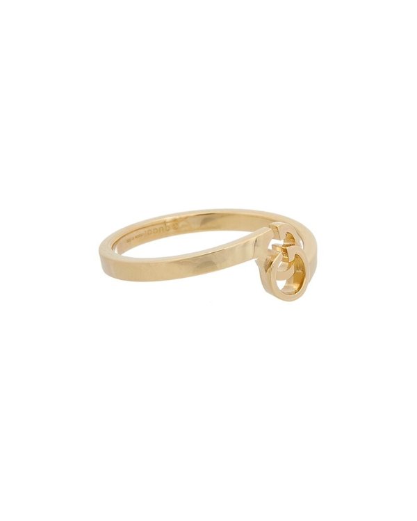 Gold Over Silver Heart Trademark Ring