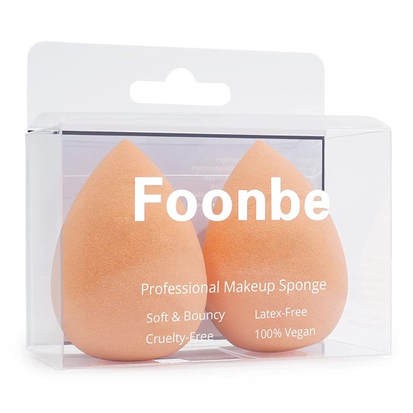 Foonbe Color Changing Makeup Sponges, Latex-free Foundation Blending Beauty Sponge