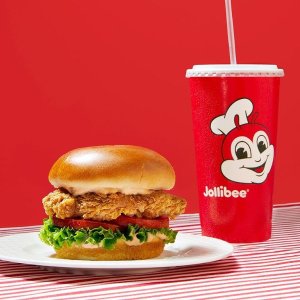 Chicken sandwich buy 1 get 1 freeJollibee Limited Time Promotion