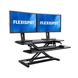 Flexispot 写字台升降桌、显示器支架、办公脚踏车等办公时呵护健康好配件