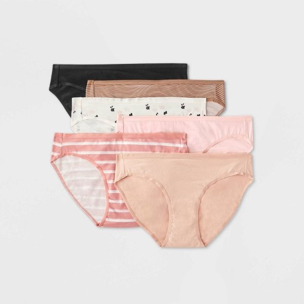 Target Women's 6pk Bikini Underwear - Auden™ 10.00