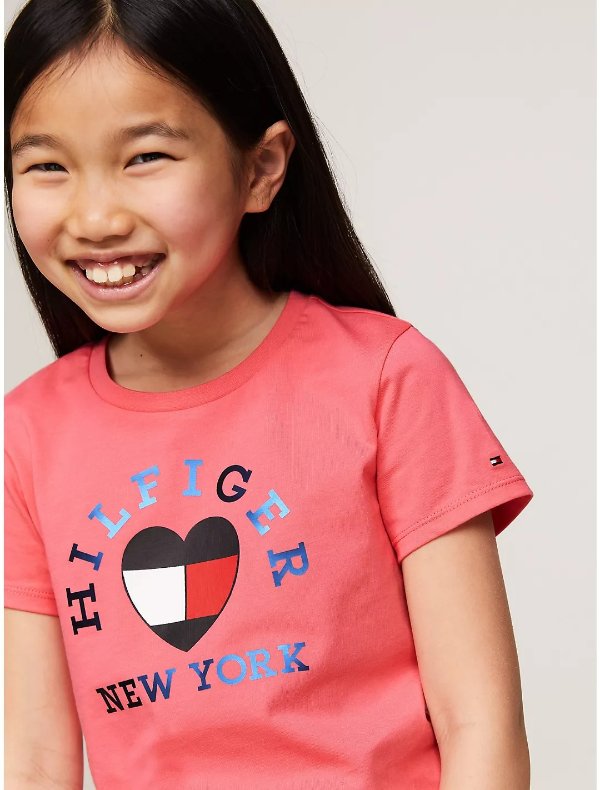 Kids' Hilfiger Heart Logo T-Shirt