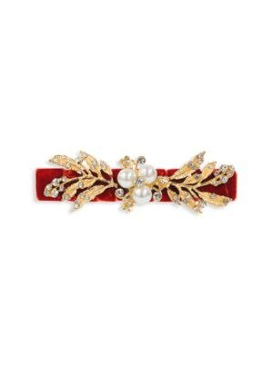 David Charles - Faux Pearl Embellished Hair Clip