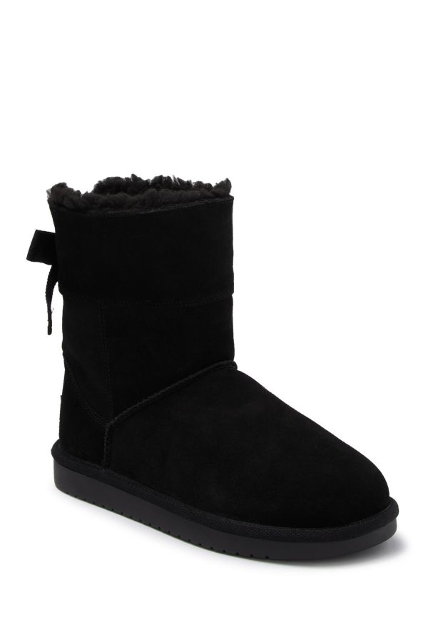Andrah Suede Faux Fur Lined Short Boot(Little Kid & Big Kid)