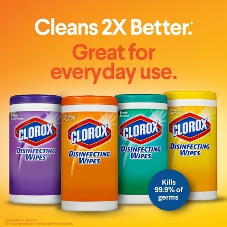 Disinfecting Cleaning Wipes Value Pack, Crisp Lemon Scent, Fresh Scent and Orange Fusion Scent, 75 Wipes, 4 ct - Walmart.com