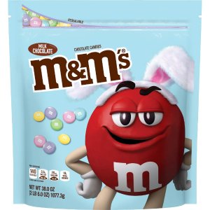 M&M'S Easter Milk Chocolate Candy, Party Size, 38 oz Bag