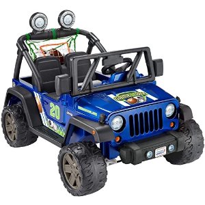 Power Wheels Hot Wheels Jeep Wrangler, Blue (12V)