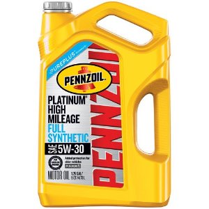Pennzoil Platinum 5 quart 5W-30 High Mileage Motor Oil