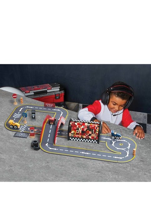 Wood Race Circuit Play Track Toy