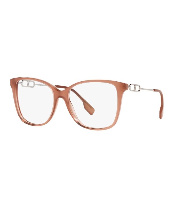 Opal Brown Bit-Accent Cat-Eye Eyeglasses
