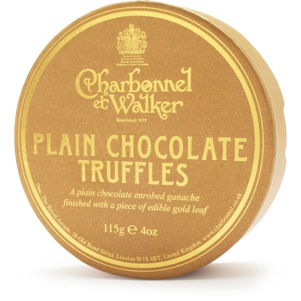 Gold Flake Dark Chocolate Truffles, 4 oz. | Sur La Table