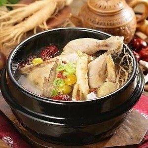 Boiling Chicken Soup With Chinese Traditional Medicine