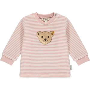 条纹熊头 粉色卫衣