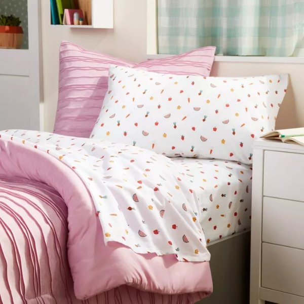 Pillowfort™ 水果图案床具套装