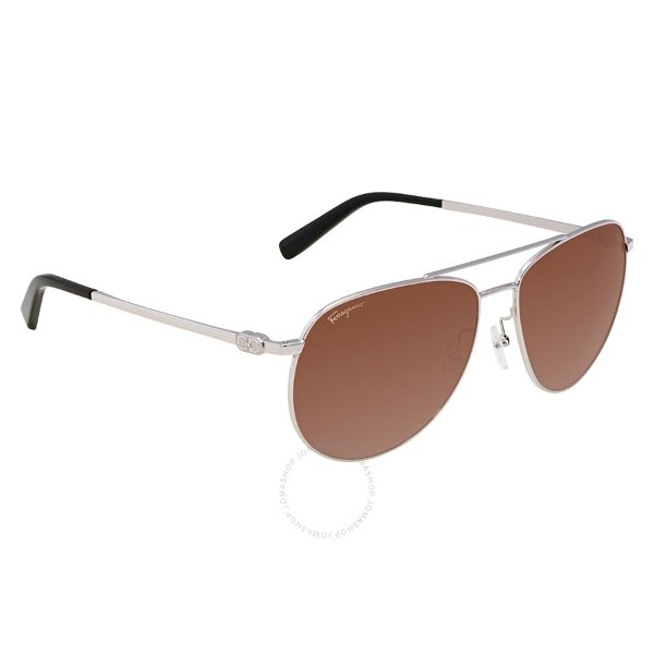 Brown Aviator Sunglasses SF157S 045 60
