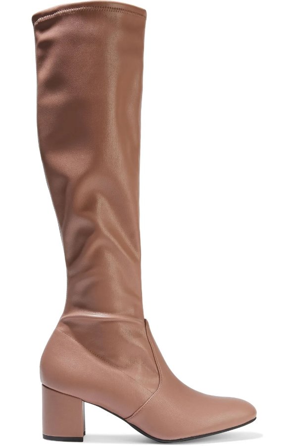 Frannie 60 stretch-leather knee boots