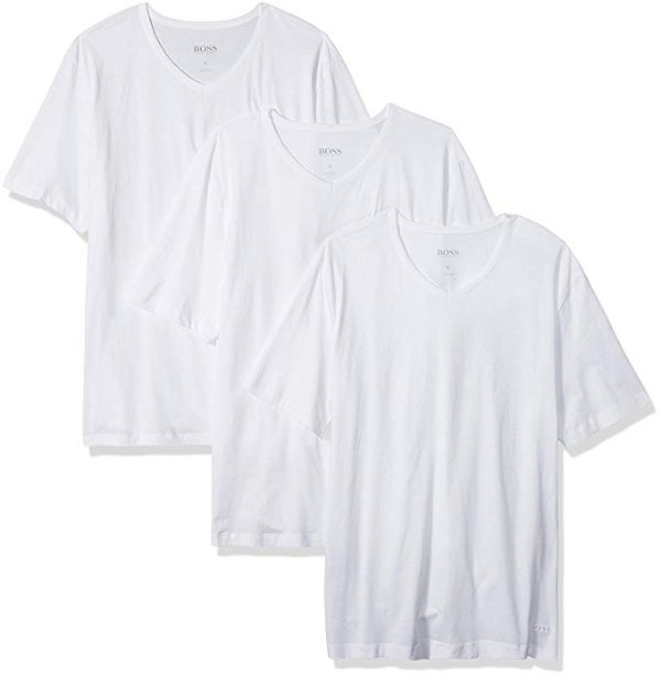 Men's 3-Pack V-Neck Regular Fit Short Sleeve T-Shirt