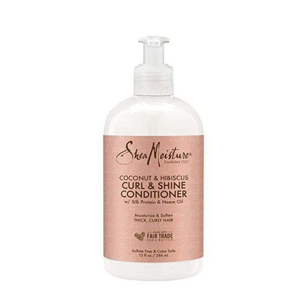 SheaMoisture 13 oz Coconut and Hibiscus Curl and Shine Conditioner
