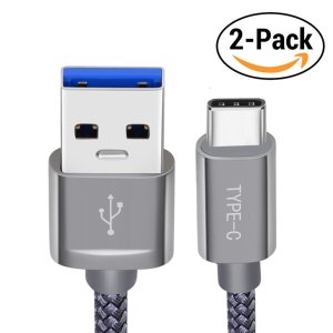 Snowkids USB C to USB A 3.0 (2-PACK 6.6ft) Cable