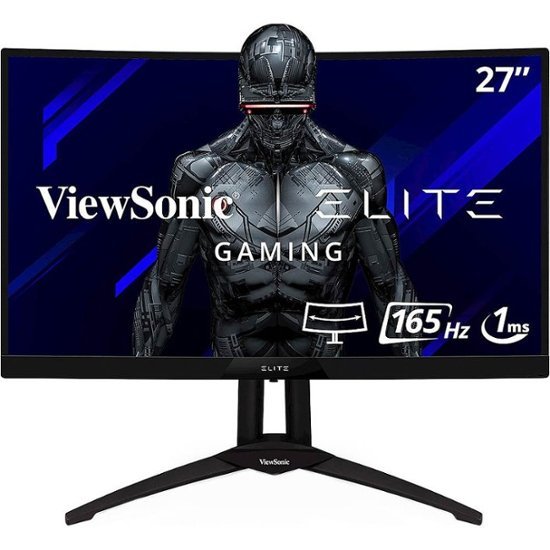 ViewSonic ELITE XG270QC Curved 27 Inch 1ms 1440p 165Hz FreeSync Premium Pro Gaming Monitor