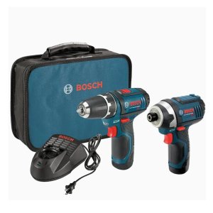 Bosch 2-Tool 12-Volt Max Power Tool Combo Kit with Soft Case