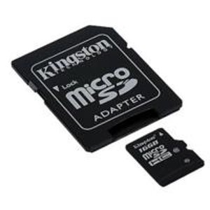 Kingston Digital 16GB microSDHC Class 10 Flash Card