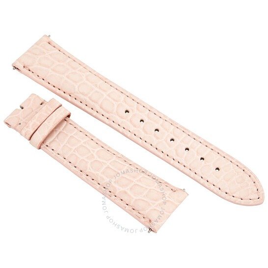 Pink Alligator Leather Strap