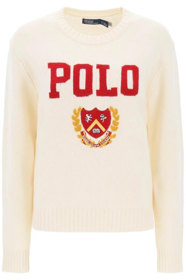 Sweater with embroidered crest Polo Ralph Lauren