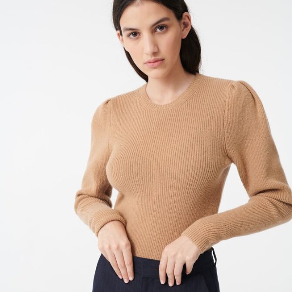 119MOBIL Wool sweater with oversized sleeves