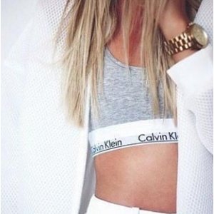 Calvin Klein 'Modern Cotton' Racerback Bralette On Sale @ Nordstrom