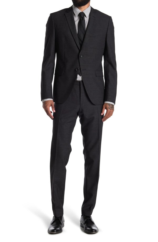 Reymond/Wenten Wool Notch Collar Two Button Suit