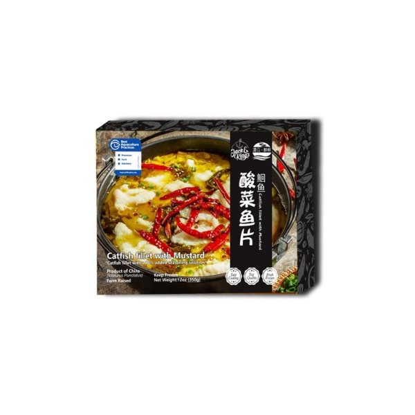 湄公醉鲜 酸菜⻥⽚(鮰⻥)350g