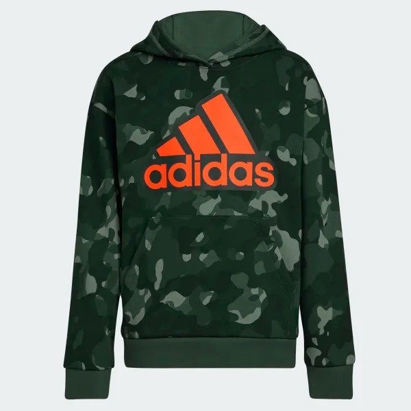 Camo Allover Print Pullover Hoodie