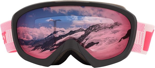 MONKEY FOREST Ski Goggles Women, 100% UV Protection Snowboard Goggles for Youth