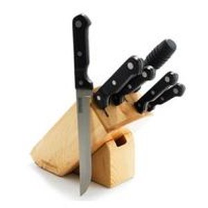 Farberware 7-Piece Pro Forged Knife Set/Wood Block