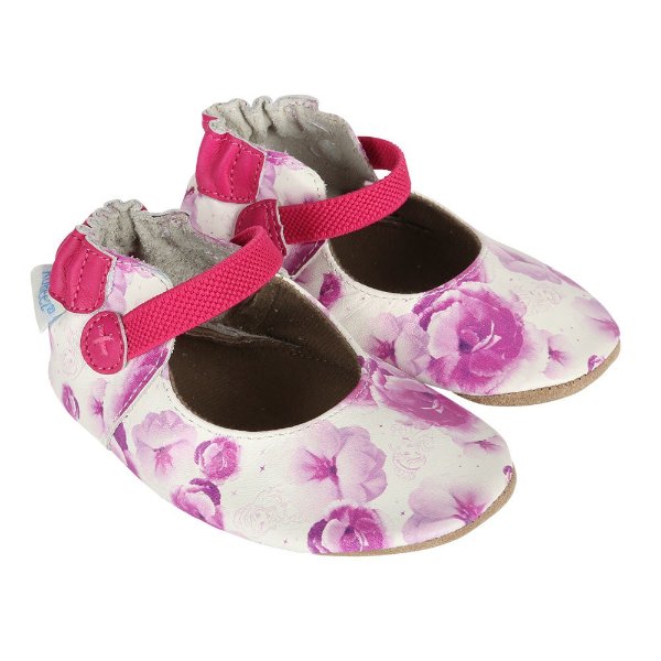 Disney Flora Princess Mary Jane Baby Shoes, Soft Soles