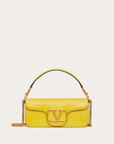 VLOGO SIGNATURE CALFSKIN SHOULDER BAG for Woman | Valentino Online Boutique