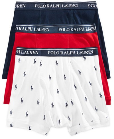 Polo Ralph Lauren Men's Underwear, Boxer Briefs 3 Pack