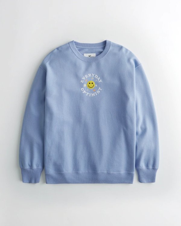Oversized Embroidered Sweatshirt