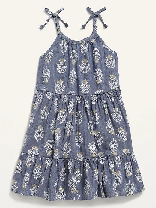 Tie-Shoulder Tiered Floral Swing Dress for Toddler GirlsReview Snapshot4.9Ratings Distribution