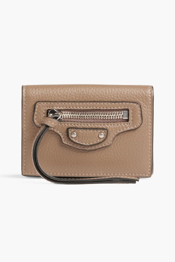 Neo Classic pebbled-leather wallet