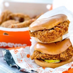 Popeyes limited time promotion on delivery orders