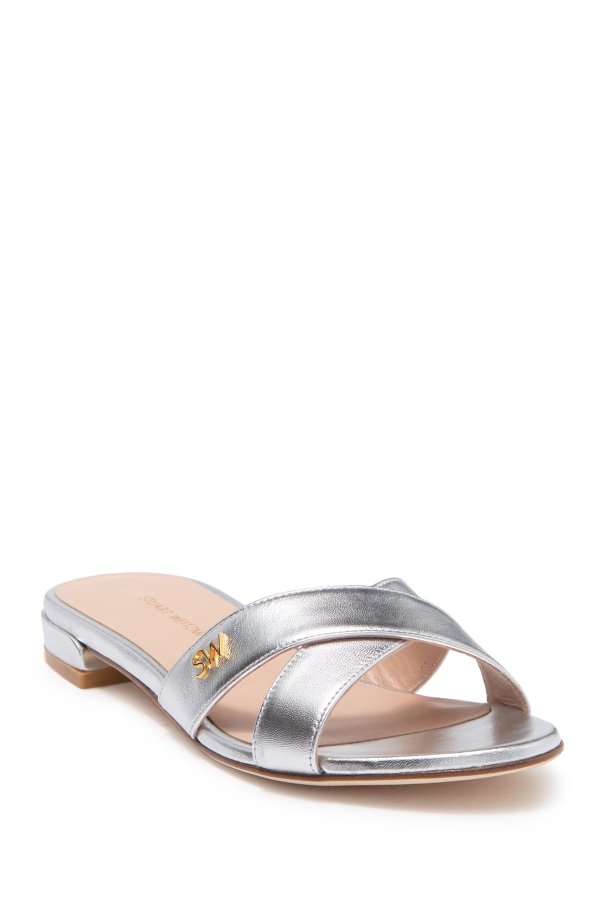 Lunaria Strappy Leather Flat
