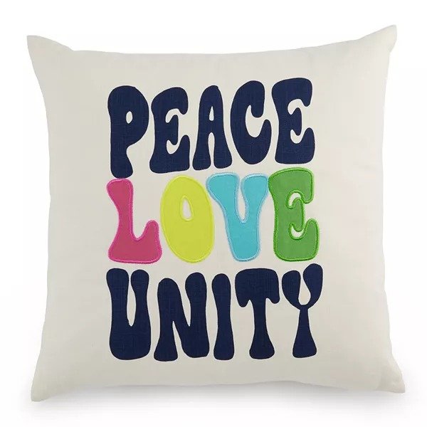 ™ Peace Love Unity Pillow