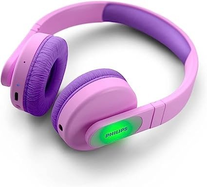 粉紫儿童耳机