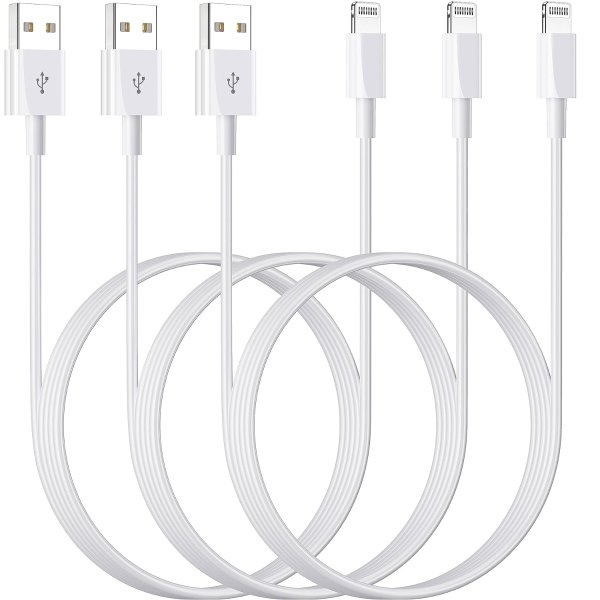 Aichua USB A to Lightning Cable 3ft 3Pack