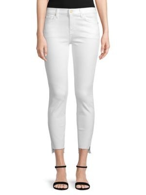 Gwenevere Cropped Step-Hem Jeans