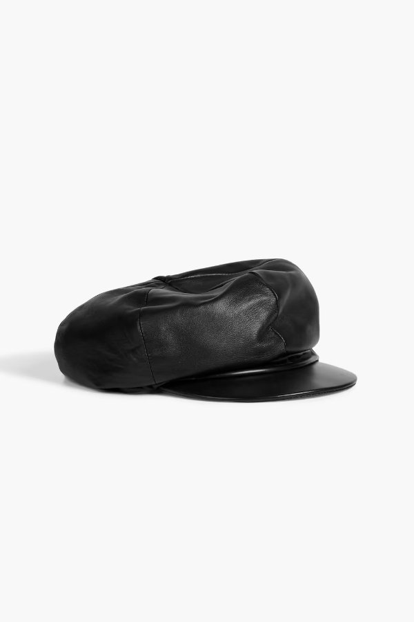 Embellished leather 帽子