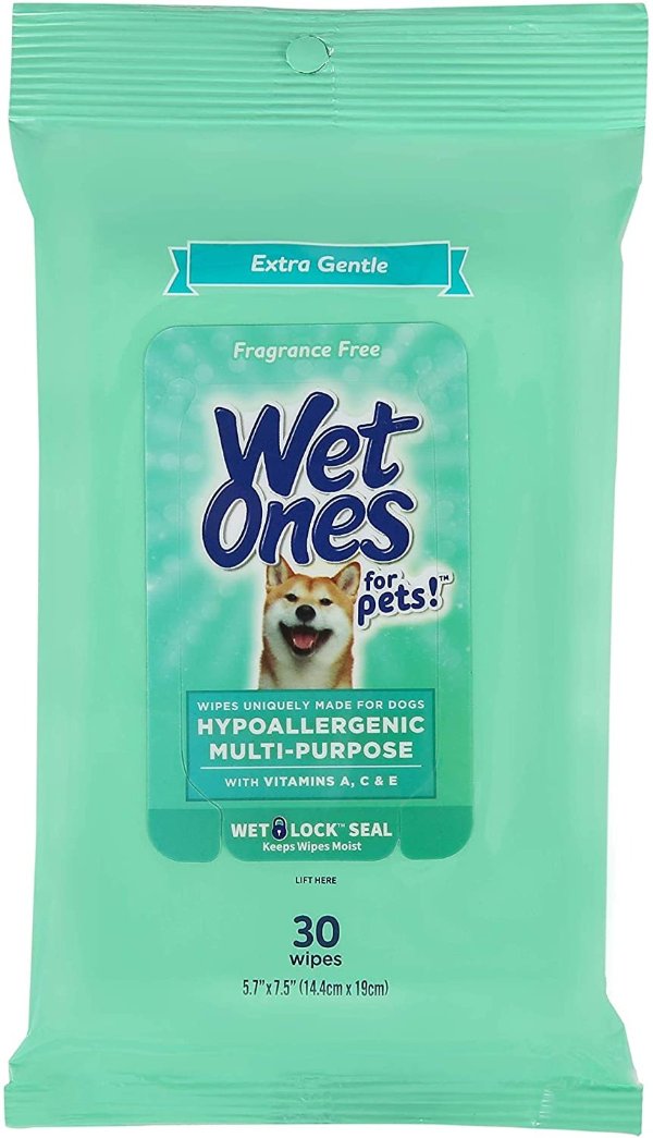 Wet Ones for Pets Hypoallergenic Multi-Purpose Dog Wipes