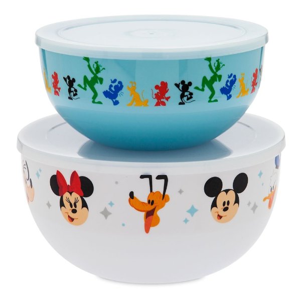 Mickey Mouse and Friends Bowl Set with Lids
